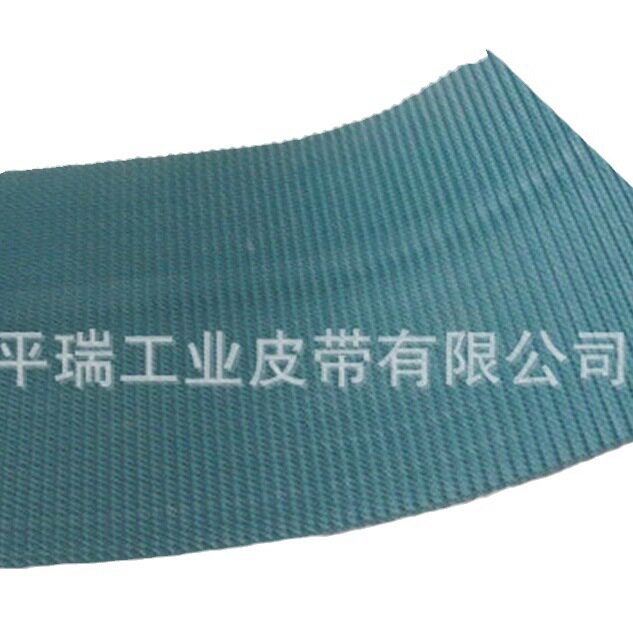 工业耐滑输送带 厂家直供条纹路PVC草绿色爬坡带 输送带