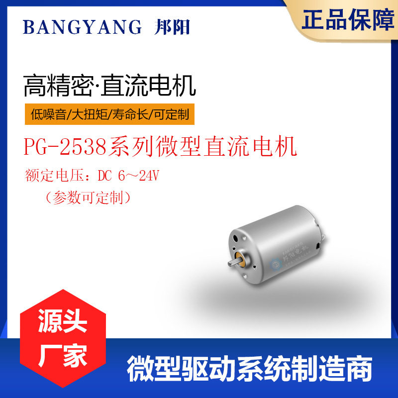 热风枪碳刷2538大扭矩永磁马达全新电吹风微型直流有刷电机定制