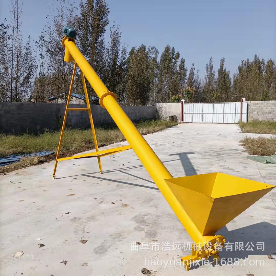 不锈钢万向轮螺旋蛟龙输送机