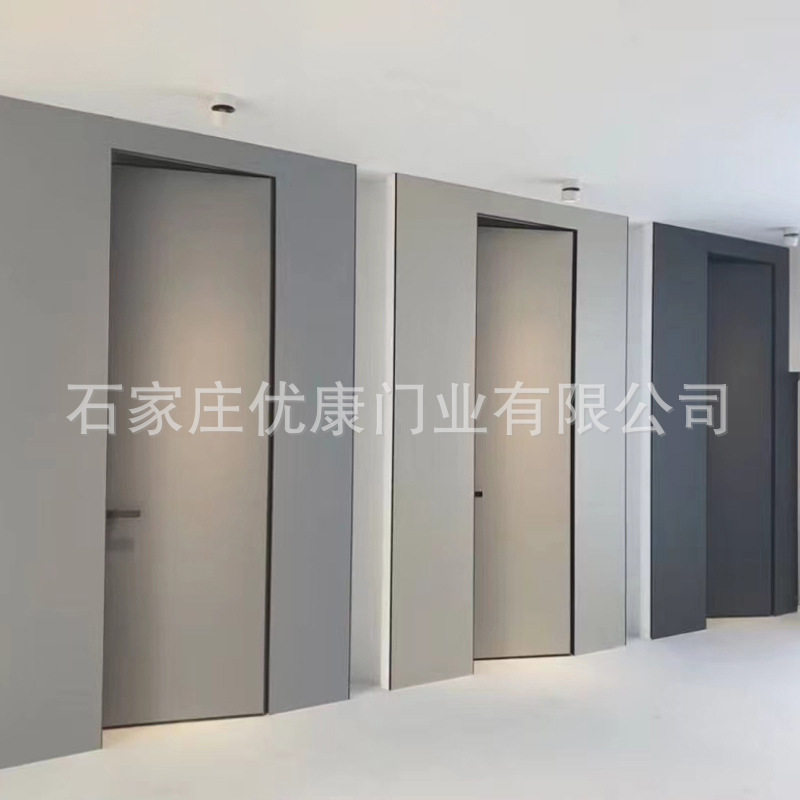 极简铝木隐形隔音室内门
