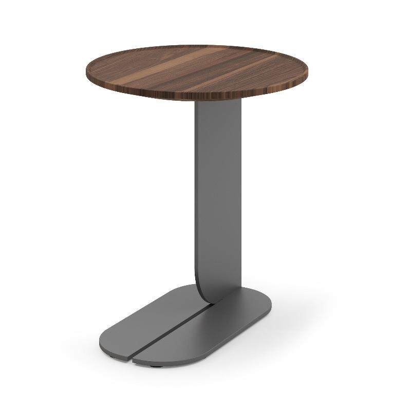 现代简约沙发边几客厅家用轻奢实木角几意式高级感胡桃木设计边几