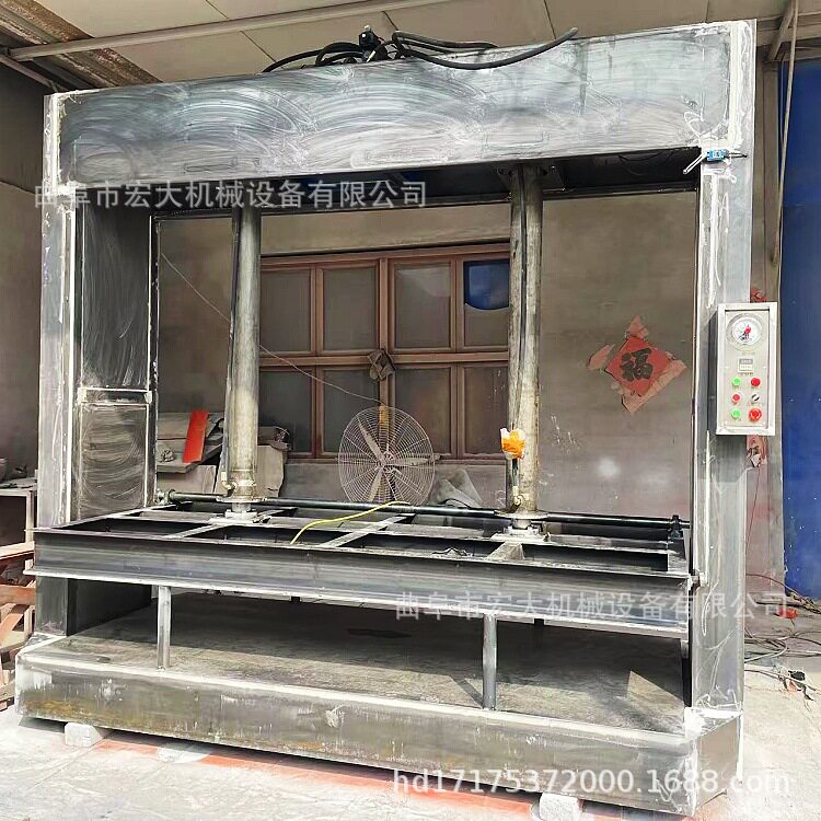 蜂窝铝板带托盘液压冷压机?
