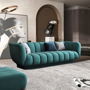 意式现代设计师别墅区星级酒店服装店创意沙发工作室现代沙发