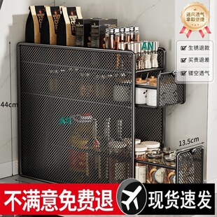 厨房置物架多功能侧面抽拉式抽屉柜极窄边调味品台面调料架收纳盒