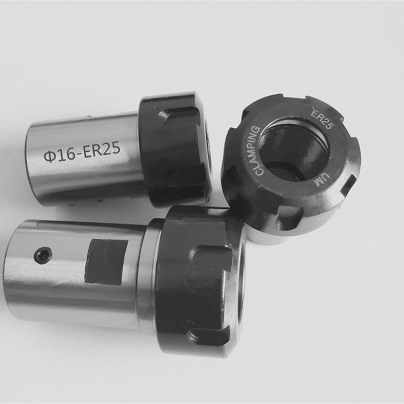 高精度电机轴转换套连接杆ER钻夹头延长杆ER11ER16ER2Q0 ER25 ER3