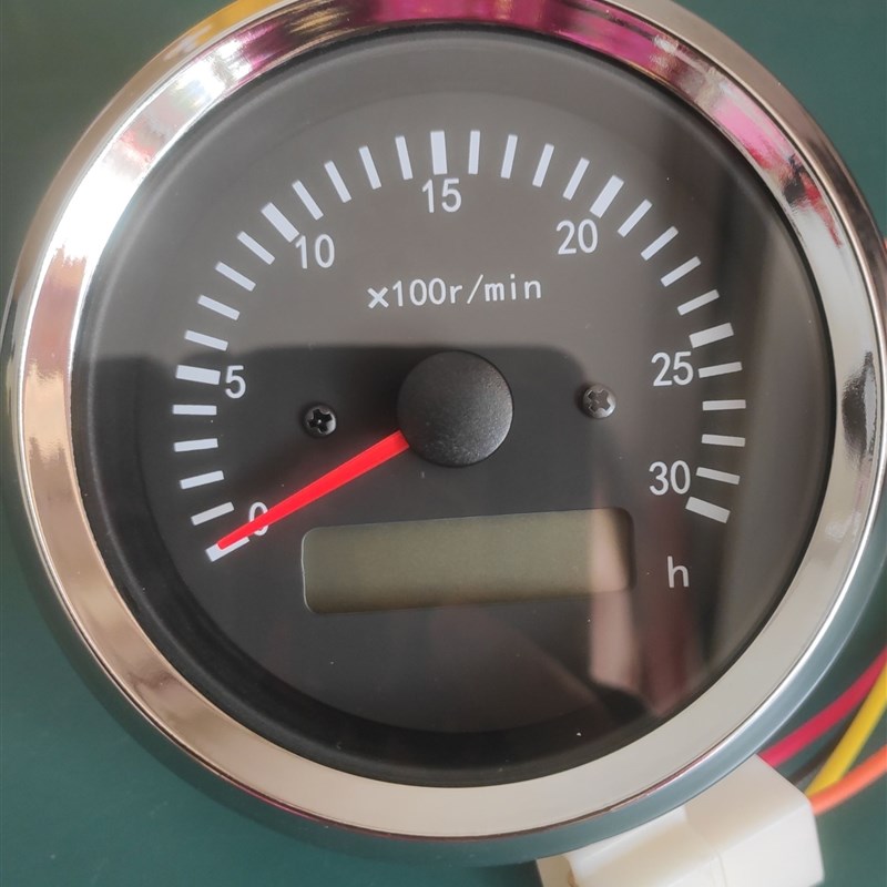 转速计时表车用发动机飞轮转动速度表可以接发电机可调速比齿数