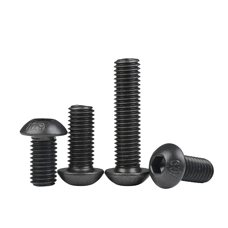 【M2-M12】10.9级半圆头内六角螺钉圆杯螺丝高强度圆头内六角螺栓