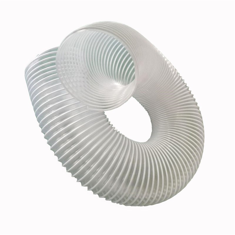PVC风管透明钢丝抽吸尘软管内径40/50/60/70/75/80/90-300mm塑料