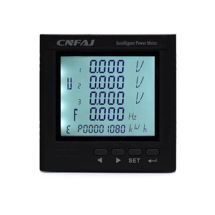 三相数显多功能电力仪表智能液晶电流电压功率频率电能485组合表