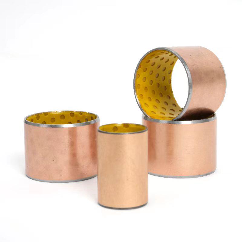 SF-2型内径45mm~75mm自润滑轴承无油耐磨POM复合衬套带储油坑铜套