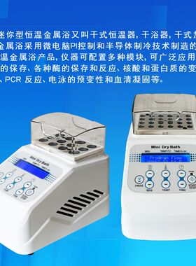 齐威迷你恒温金属浴干式恒温加热器实验室低温恒温器高温恒温器