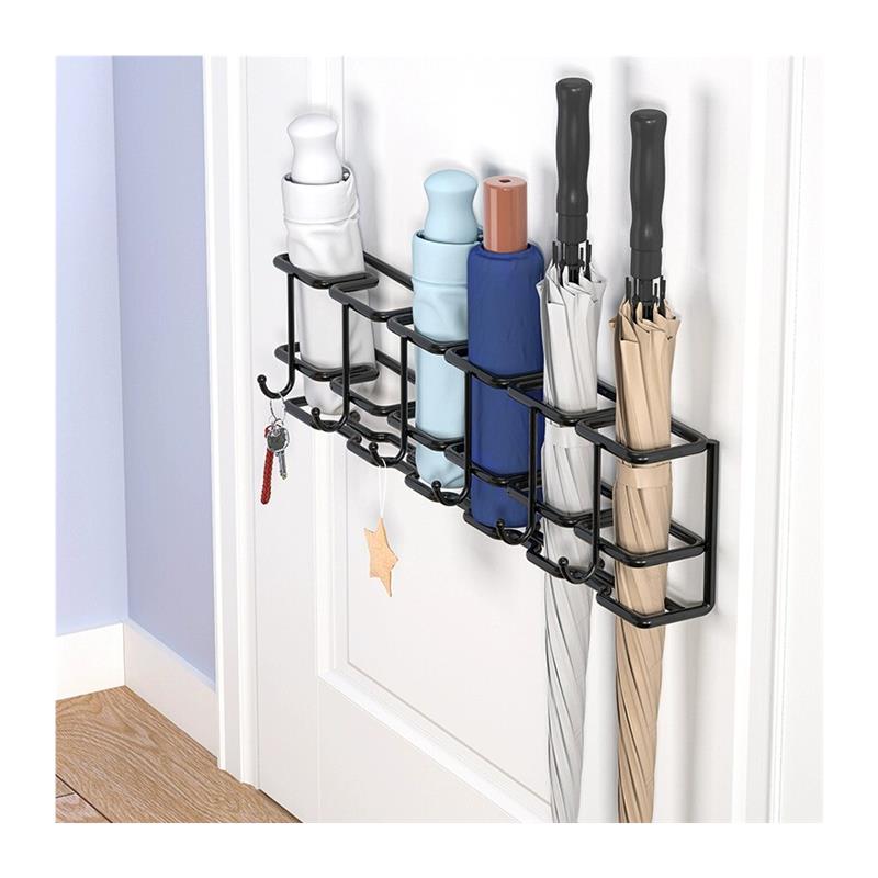 雨伞架挂钩放伞置物架神器雨伞收纳层架伞架收纳家用门口壁挂式置