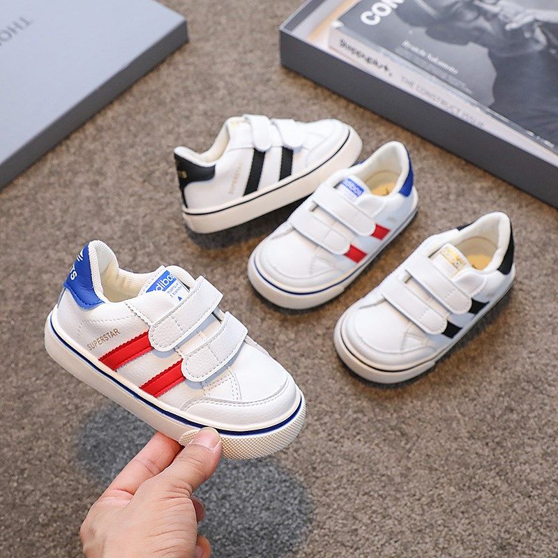 宝宝小白鞋春秋新款儿童低帮魔术贴板鞋韩版男女童加绒二棉休闲鞋,童鞋/婴儿鞋/亲子鞋,板鞋,淘宝优惠券,粉丝福利购,淘宝优惠卷
