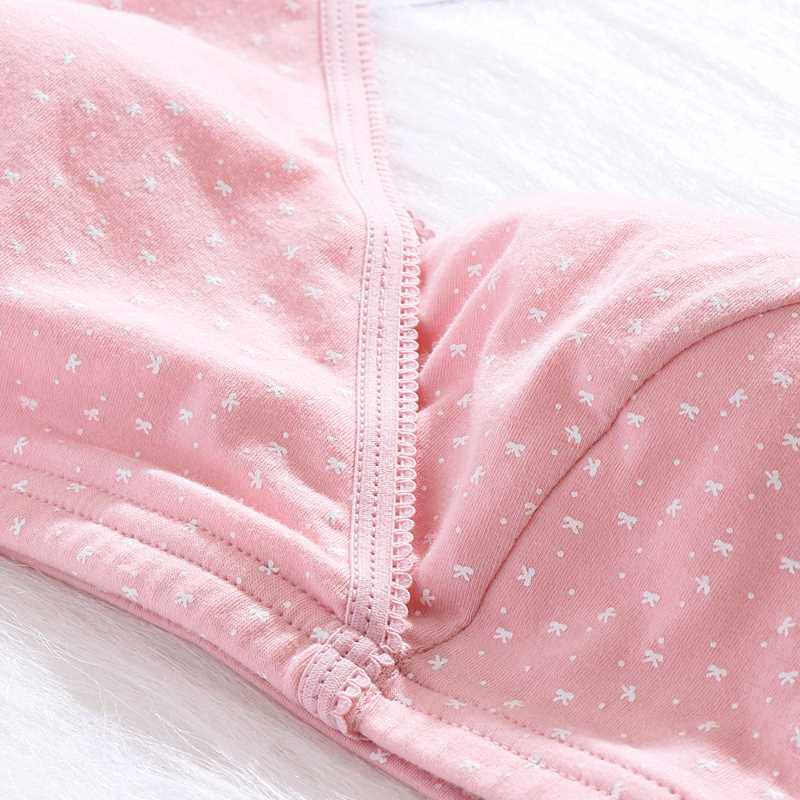 哺乳内衣产后喂i奶专用背心式大码孕妇文胸孕期无钢圈纯棉夏季薄