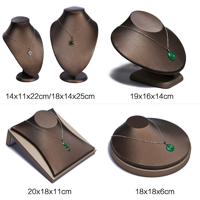 项链展示架店铺专用人像脖子模特架珠宝展示道具项链架子陈列道具