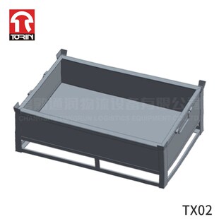 固定式铁板料箱金属存储箱铁板箱E物流箱铁皮箱铁皮物流周转箱