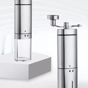 器磨研磨器手手摇磨粉具 手动小型家用咖啡磨豆机冲手三角形便携式
