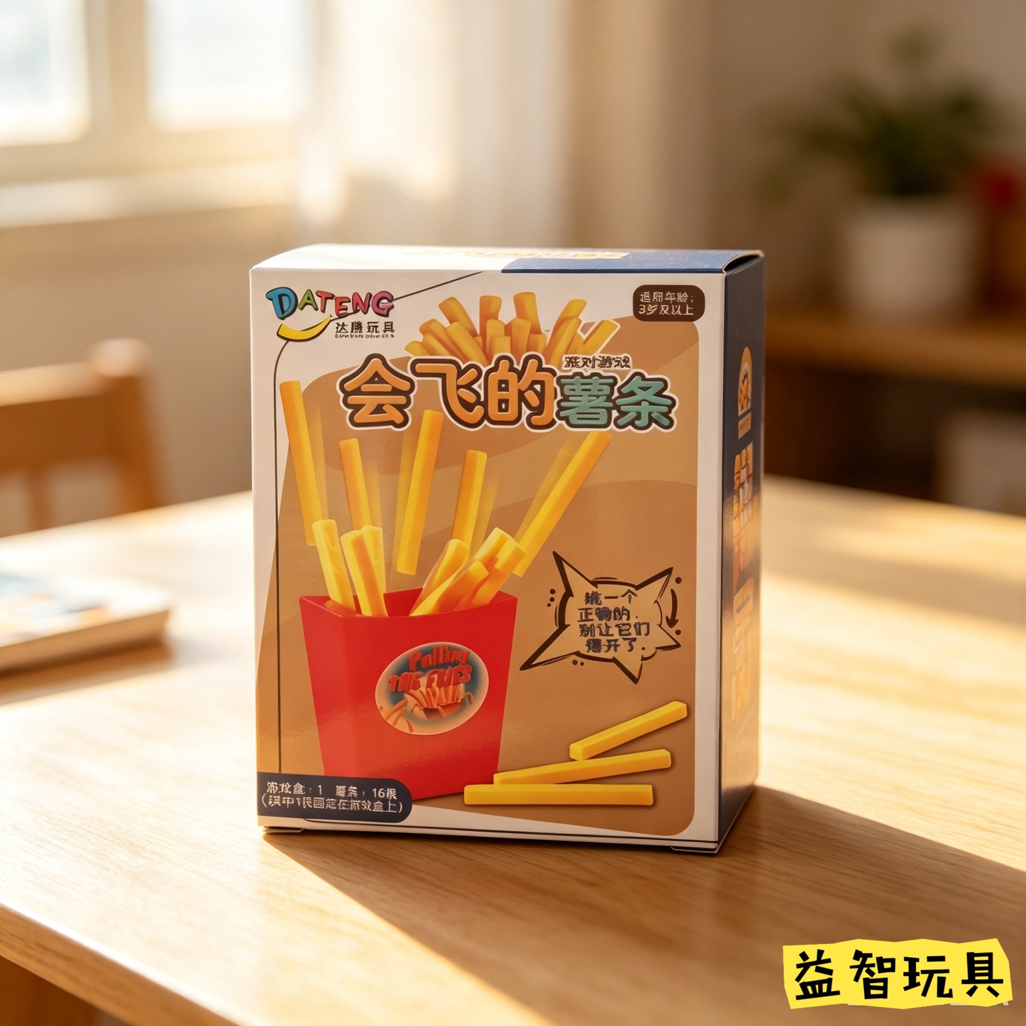 会飞的薯条趣味桌游儿童男益智玩具课堂抽签同桌整蛊聚会婚礼道具