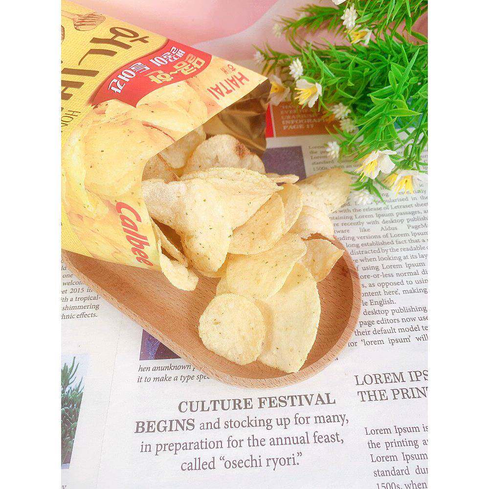 韩国海泰蜂蜜黄油薯片牛奶网红卡尔比儿童纯进口食品高端零食