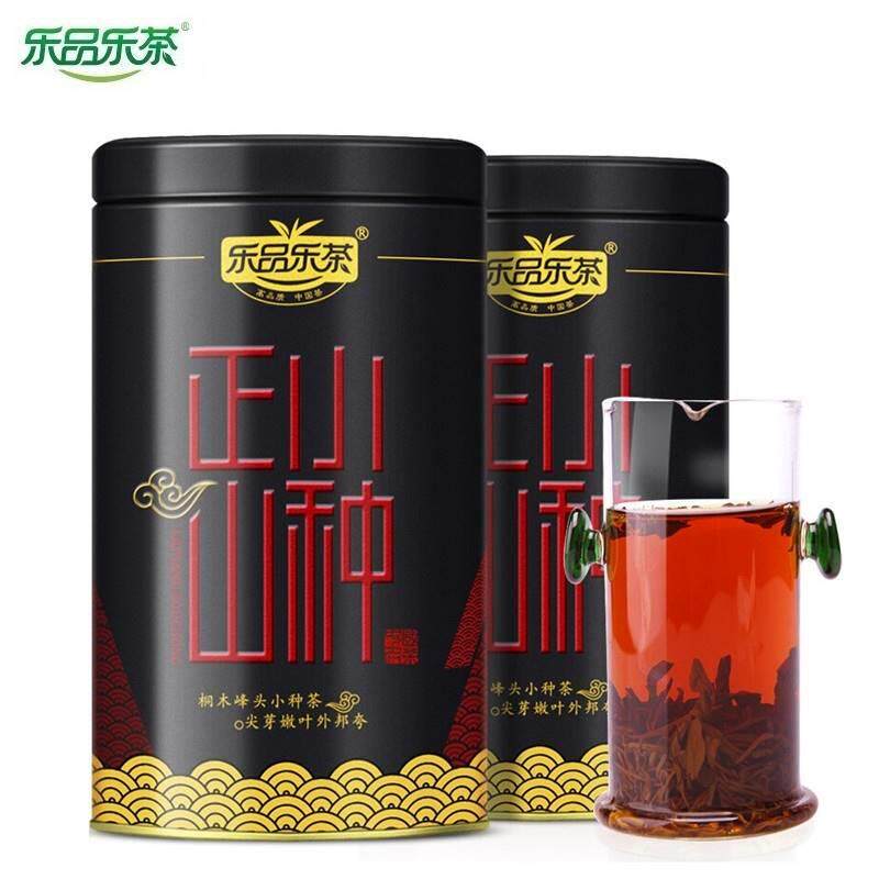 乐品乐茶 红罐特级正山小种 红茶浓香蜜香型武夷山250g(125g*2罐)