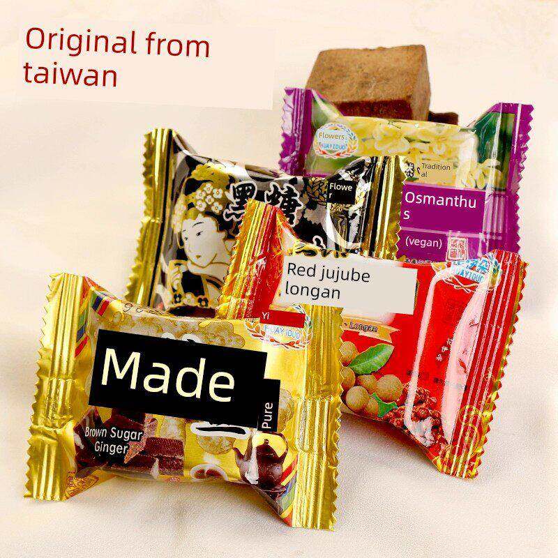 台湾花一朵红糖姜母茶红枣龙眼茶饮料暖冬热饮阿姨冲泡单独包装