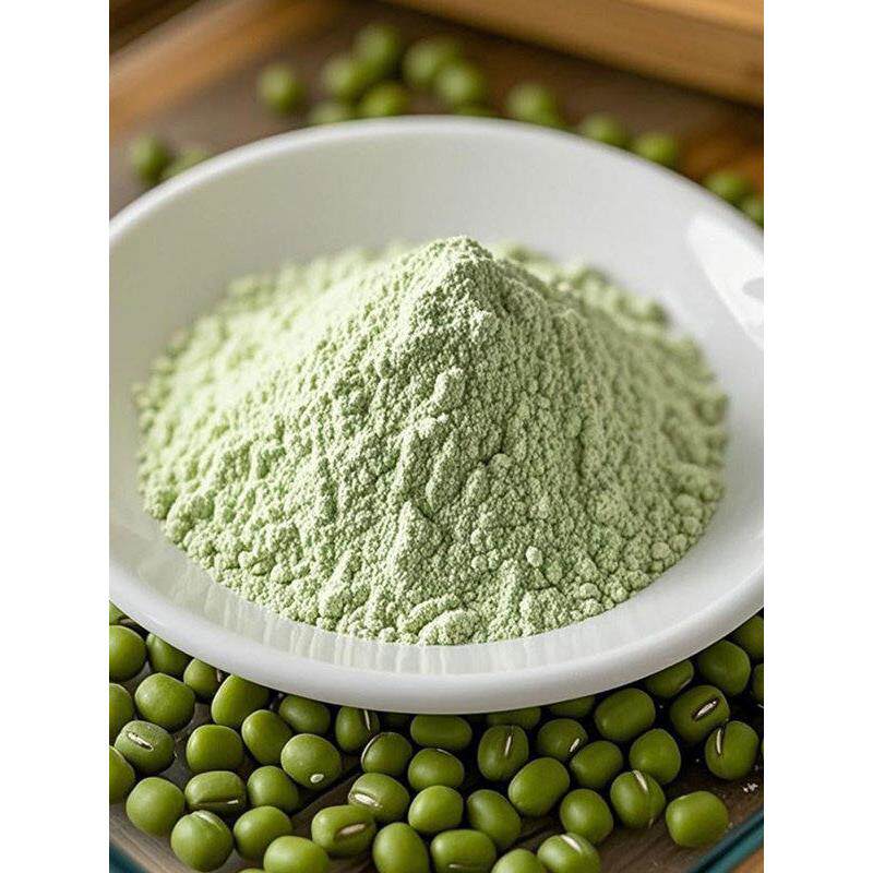 青藏部落绿豌豆面粉5斤家用五谷杂粮家庭烘焙粗粮面粉2.5kg/袋