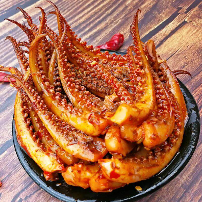 【20包】湘山红铁板鱿鱼丝香辣味鱿鱼须片仔麻辣海鲜即食零
