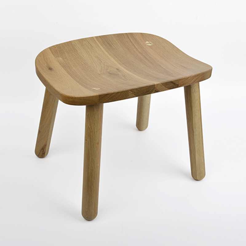 ATWOOD新款橡木小凳子北欧现代简约纯实木成人板凳方凳换鞋凳矮凳 住宅家具 矮凳 原图主图