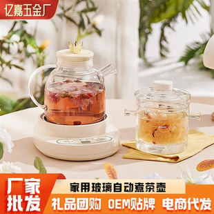 玻璃养生壶煮茶器办公室全自动煮茶壶炖盅家用电热花茶壶礼品