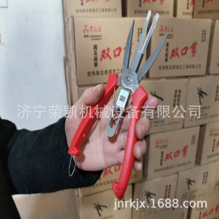新型双刀口疏花疏果剪刀 手动疏花疏果剪刀批发 各种果树疏果剪刀