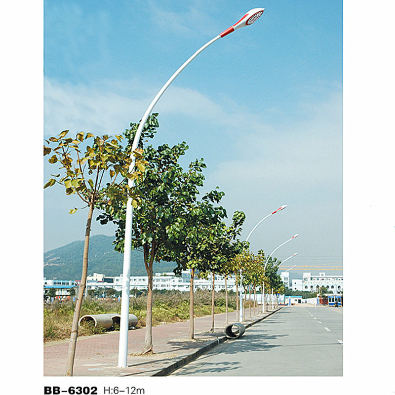 小区自弯单臂节能路灯户外道路照明路灯公路厂区LED太阳能路灯