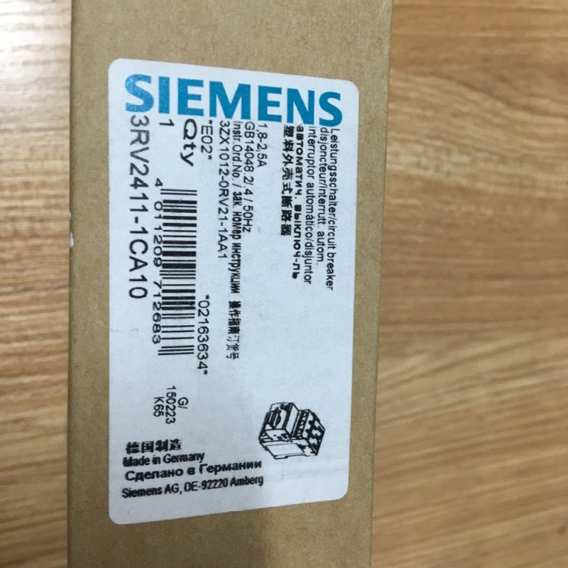 全新 电机保护断路器 3RV2411-1CA10现货 质保1年