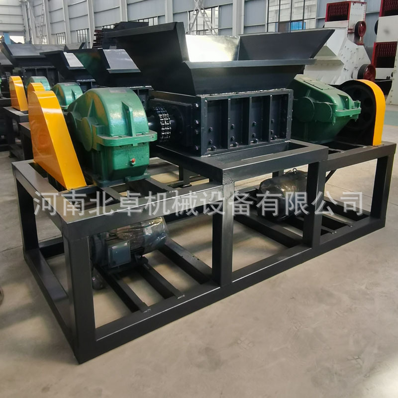 中大小型金属双轴撕碎机 废铁皮油桶撕碎机 铁屑双轴撕碎机