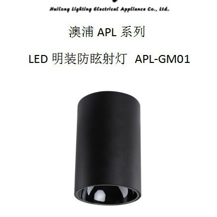 迴龙灯饰铝LED射灯20W24W40W可选配白杯和黑杯明装筒灯超亮