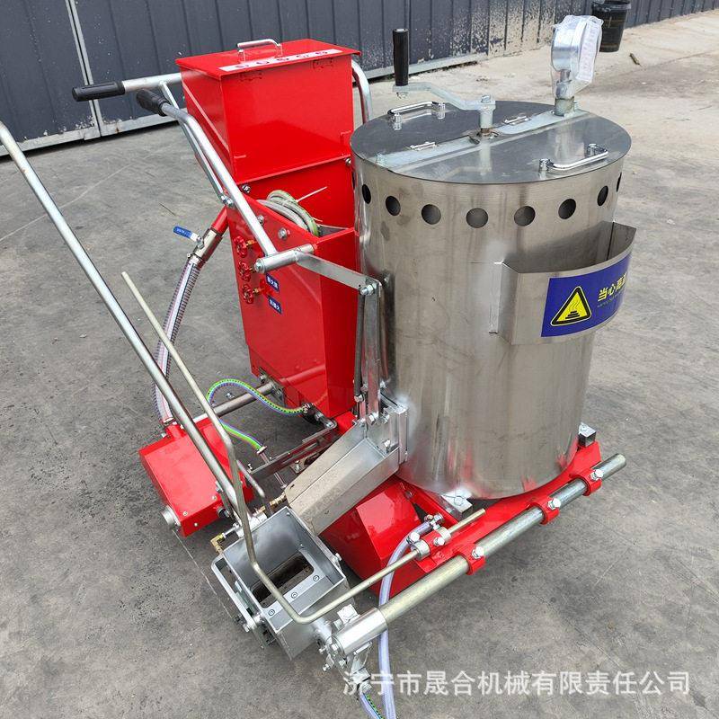 斑马线划线手推式热熔划线一体机马路道路标线车多功能标线机