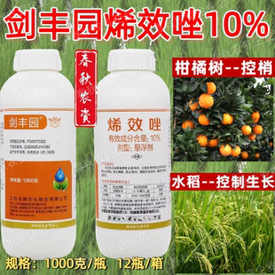 烯效唑剑牌剑丰园10%烯效唑控旺正品江苏剑牌烯效唑正牌控旺农用