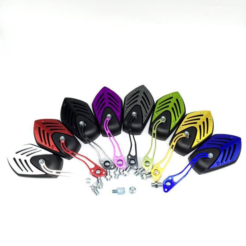 摩托车后视镜改装个性通用电动车三轮踏板车反光镜鬼火巧格倒车镜