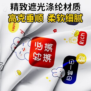 屏风隔断卧室遮挡帘一房变两房间挂帘挡床边客厅立地落地门对新型