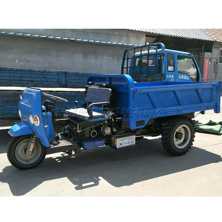 德欧牌矿用柴油三轮车 渣土运输拉砖拉土工程车 农用三轮摩托车