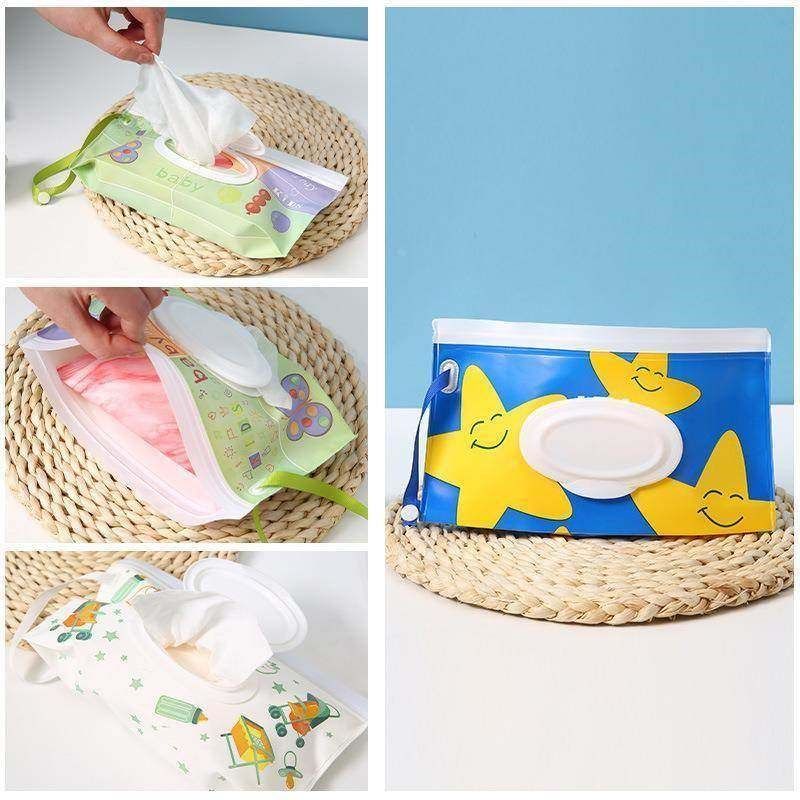 湿巾分装袋分装盒自立自封袋抽取式纸巾袋化妆棉包装分装收纳袋