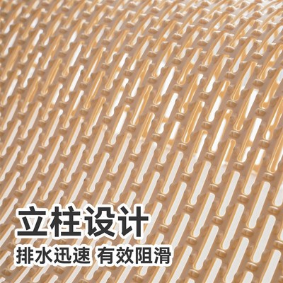 浴室防滑垫镂空疏水冲凉房淋浴洗澡卫生间防摔垫子厕所脚踩地垫毯