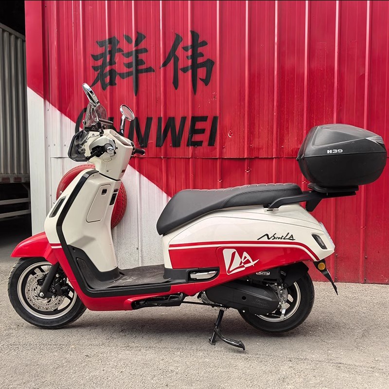 群伟汽配适用f25款NS125LA铝合金尾架后备箱支架后尾箱架靠背货架