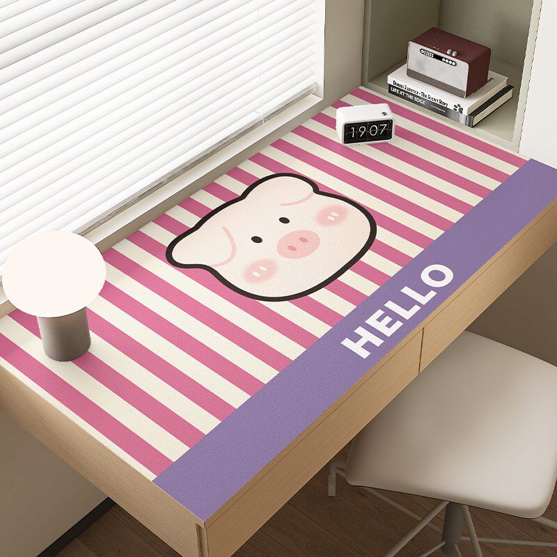 西高地书桌垫儿童学习专用卡通防水可擦洗电脑学生写字台桌面垫子