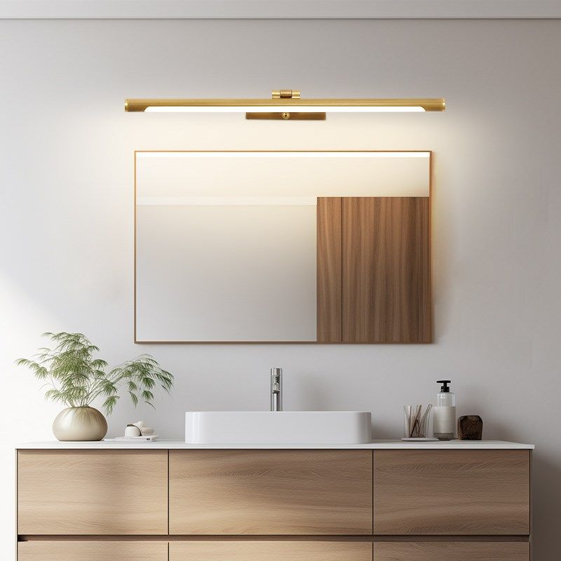 镜前灯卫生间镜顶安装 led灯芯免打孔洗漱台厕所洗脸盆镜柜化妆灯