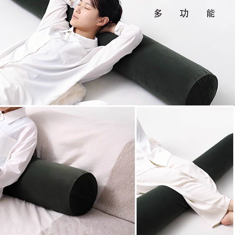 德国睡觉睡眠专用圆柱形夹腿长条抱枕头男生款大人床上侧睡可拆洗
