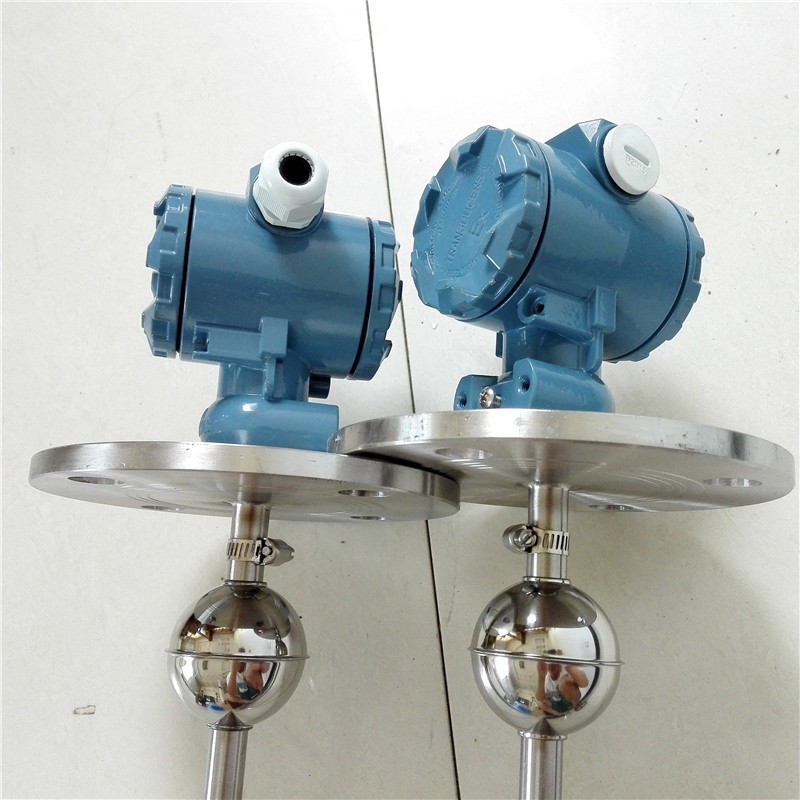 浮球液位变送器模拟量液位计水位显示器感测器4-20ma磁翻板远传杆