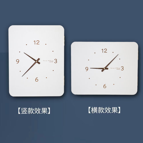 电表箱装饰画带钟表简约挂钟挂画电闸配电箱遮挡时钟免打孔遮丑
