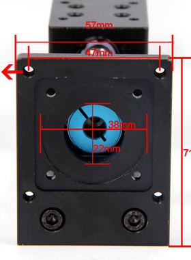 包邮SGX/CBX1204线性模组57步进电机滚珠丝杠直线导轨滑台100MM