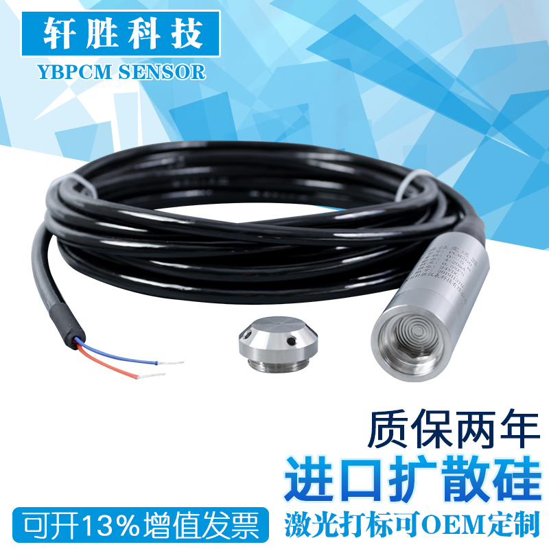 PCM260 投入式液位变送器 4-20mA 一体化扩散硅液位变送器传感器