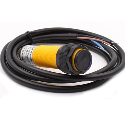 PMM18-C500NA漫反射光电接近开关传感器电眼三线NPN常开PNP12V24V